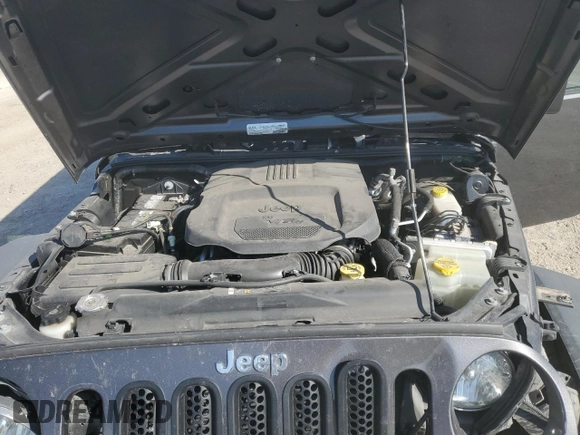 2018 Jeep Wrangler JK Unlimited Sport S with VIN 1C4BJWDG3JL822565, listed as a Copart auction lot 47125535 with 77,164 mi miles and Salvage Title. Bid and sale history available at carsss.com. Image 12.