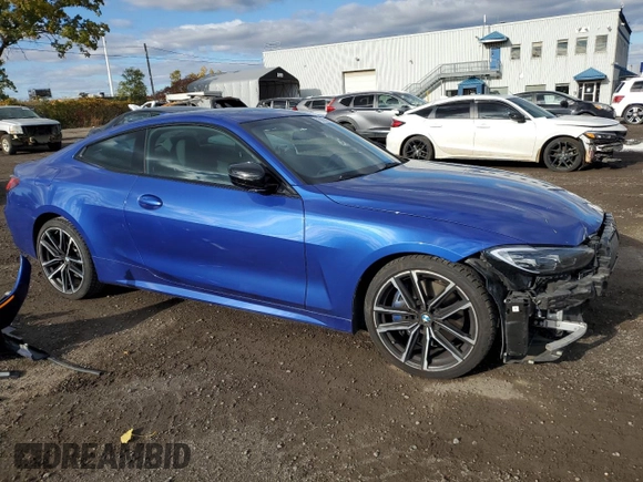 2023 BMW 4 Series 430i xDrive z VIN WBA73AP01PCL59557, wystawiony jako Copart lot #76059444 z przebiegiem 16 782 mil mil oraz Szkoda całkowita • Salvage title. Historia ofert i sprzedaży dostępna na DreamBid. Obrazek 4.