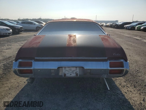 1971 Oldsmobile Cutlass with VIN 336871R112067, listed as a Copart auction lot 66771714 with 42,778 mi miles and Clean Title. Bid and sale history available at DreamBid. Image 6.
