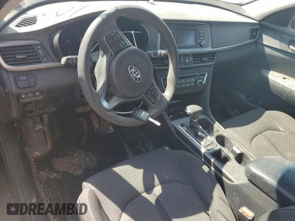 2016 Kia Optima LX with VIN 5XXGT4L39GG001627, listed as a Copart auction lot 51493415 with Not Provided miles and Salvage Title. Bid and sale history available at carsss.com. Image 8.