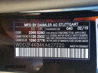 2019 Mercedes-Benz E-Class E 300 with VIN WDDZF4KB4KA627220, listed as a Copart auction lot 49103094 with 61,157 mi miles and Salvage Title. Bid and sale history available at carsss.com. Image 12.