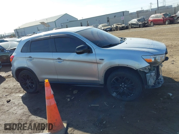 2019 Mitsubishi Outlander Sport ES 2.0 with VIN JA4AP3AUXKU015629, listed as a IAAI auction lot 41805253 with 102,754 mi miles. Bid and sale history available at carsss.com. Image 14.