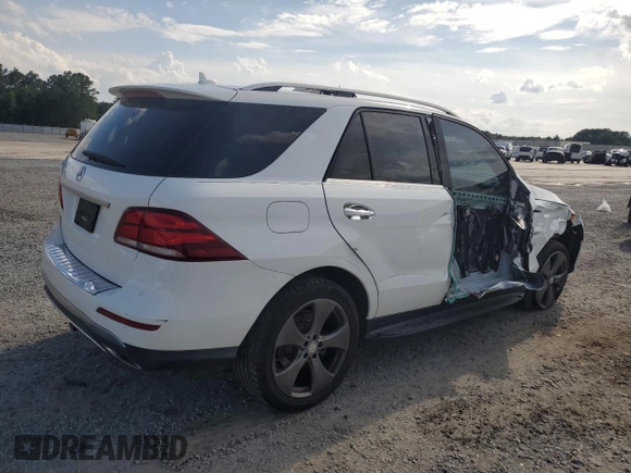 2017 Mercedes-Benz GLE 350 with VIN 4JGDA5JBXHA892335, listed as a Copart auction lot 55696965 with 121,483 mi miles and Salvage title. Bid and sale history available at DreamBid. Image 3.