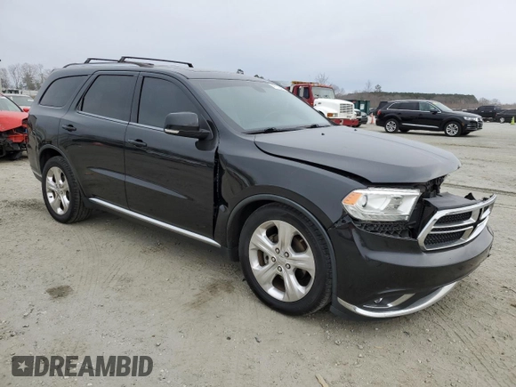 2015 Dodge Durango Limited with VIN 1C4RDHDG9FC694986, listed as a Copart auction lot 47779525 with 192,598 mi miles and Salvage Title. Bid and sale history available at carsss.com. Image 4.