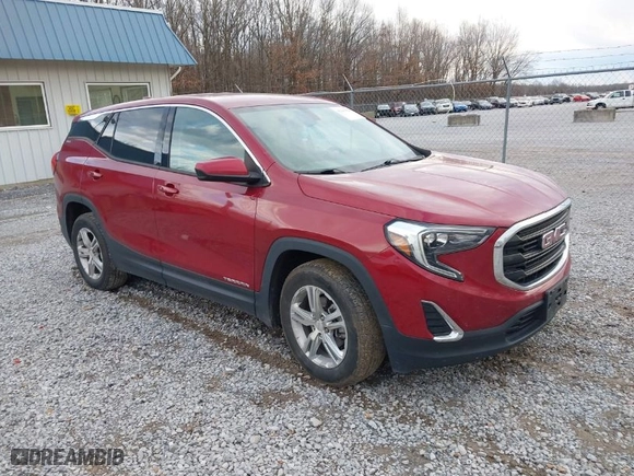 2018 GMC Terrain SLE with VIN 3GKALMEV3JL295496, listed as a IAAI auction lot 41361329 with 93,180 mi miles. Bid and sale history available at carsss.com. Image 1.