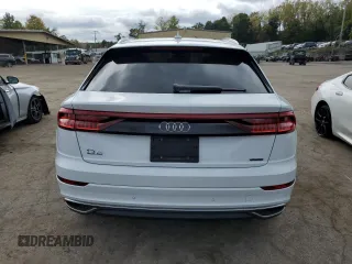 2023 Audi Q8 Premium Plus with VIN WA1BVBF19PD001070, listed as a Copart auction lot 73720044 with 14,747 mi miles and Non repairable. Bid and sale history available at DreamBid. Image 6.