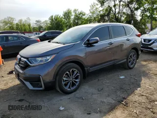 2020 Honda CR-V EX-L with VIN 5J6RW2H86LA019270, listed as a Copart auction lot 55109555 with 39,860 mi miles and Salvage title. Bid and sale history available at DreamBid. Image 1.