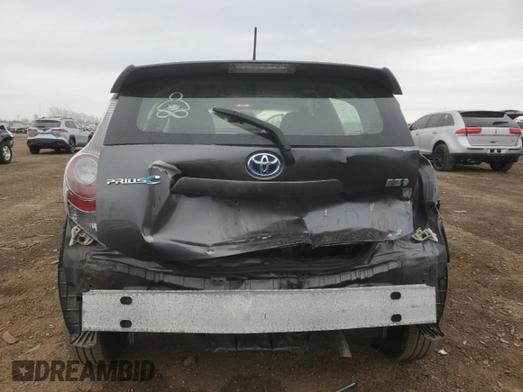 2014 Toyota Prius One with VIN JTDKDTB33E1063990, listed as a Copart auction lot 53545115 with 152,223 mi miles and Salvage Title. Bid and sale history available at DreamBid. Image 6.