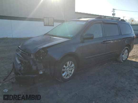 2008 Kia Sedona EX with VIN KNDMB233X86264378, listed as a Copart auction lot 53516065 with 173,915 mi miles and Salvage Title. Bid and sale history available at carsss.com. Image 1.