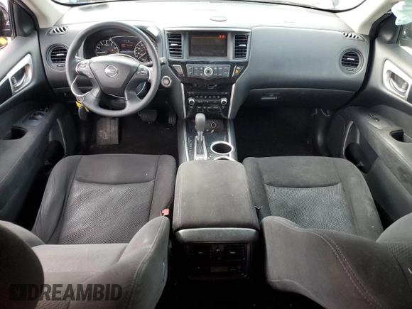 2016 Nissan Pathfinder S with VIN 5N1AR2MM8GC627181, listed as a Copart auction lot 74101424 with 92,152 mi miles and Salvage Title. Bid and sale history available at carsss.com. Image 8.