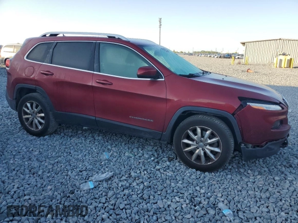 2016 Jeep Cherokee Limited with VIN 1C4PJMDB8GW151402, listed as a Copart auction lot 53093455 with 132,587 mi miles and Salvage Title. Bid and sale history available at DreamBid. Image 4.