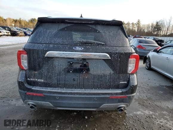 2021 Ford Explorer Limited with VIN 1FM5K8FW9MNA11352, listed as a Copart auction lot 42308845 with 54,671 mi miles and Salvage Title. Bid and sale history available at carsss.com. Image 6.