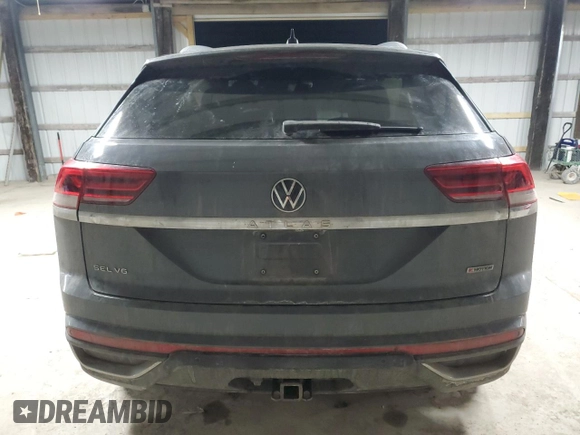 2021 Volkswagen Atlas SEL with VIN 1V2BE2CA8MC206597, listed as a Copart auction lot 88786045 with 73,288 mi miles and Salvage title. Bid and sale history available at DreamBid. Image 6.