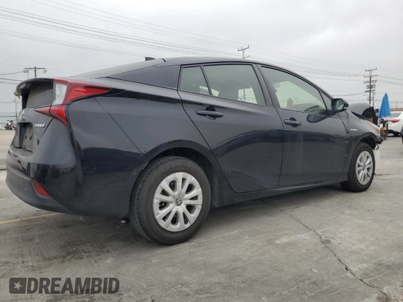 2021 Toyota Prius L Eco z VIN JTDKAMFU2M3148890, wystawiony jako Copart lot #60064065 z przebiegiem 58 226 mil mil oraz Szkoda całkowita • Salvage title. Historia ofert i sprzedaży dostępna na DreamBid. Obrazek 3.