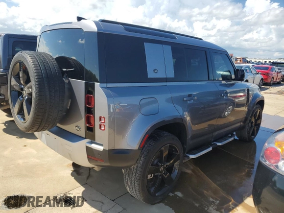 2021 Land Rover Defender SE z VIN SALEP7RU0M2049735, wystawiony jako Copart lot #73704894 z przebiegiem Nie podano mil oraz Szkoda całkowita • Salvage title. Historia ofert i sprzedaży dostępna na DreamBid. Obrazek 3.