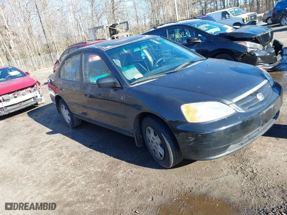 2003 Honda Civic LX with VIN 2HGES16553H554029, listed as a IAAI auction lot 41212941 with 239,236 mi miles. Bid and sale history available at carsss.com. Image 1.