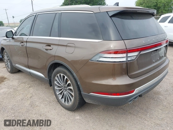 2022 Lincoln Aviator Reserve z VIN 5LM5J7WC7NGL17505, wystawiony jako IAAI lot #42127205 z przebiegiem 35 018 mil mil oraz . Historia ofert i sprzedaży dostępna na DreamBid. Obrazek 3.