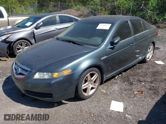 2004 Acura TL with VIN 19UUA66254A055751, listed as a IAAI auction lot 42000133 with 231,872 mi miles. Bid and sale history available at carsss.com. Image 2.