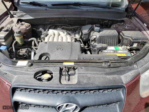 2009 Hyundai Santa Fe GLS with VIN 5NMSG13D99H332976, listed as a Copart auction lot 51178375 with 76,531 mi miles and Salvage Title. Bid and sale history available at carsss.com. Image 12.
