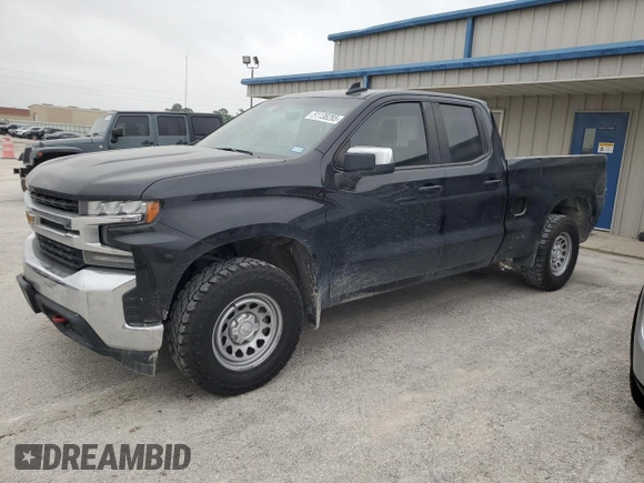2020 Chevrolet Silverado 1500 LT with VIN 1GCRYDEDXLZ272512, listed as a Copart auction lot 51138285 with 100,051 mi miles and Salvage Title. Bid and sale history available at carsss.com. Image 1.