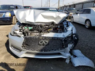 2017 Infiniti Q60 Sport with VIN JN1EV7EK1HM360220, listed as a Copart auction lot 45929095 with 28,612 mi miles and Salvage title. Bid and sale history available at DreamBid. Image 5.