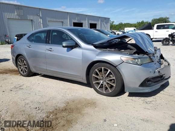2016 Acura TLX Advance with VIN 19UUB2F77GA007996, listed as a Copart auction lot 62383035 with 129,642 mi miles and Salvage title. Bid and sale history available at DreamBid. Image 4.