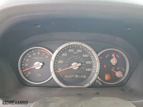 2006 Honda Pilot EX-L with VIN 5FNYF18536B003542, listed as a Copart auction lot 46102145 with 185,657 mi miles and Salvage Title. Bid and sale history available at carsss.com. Image 9.