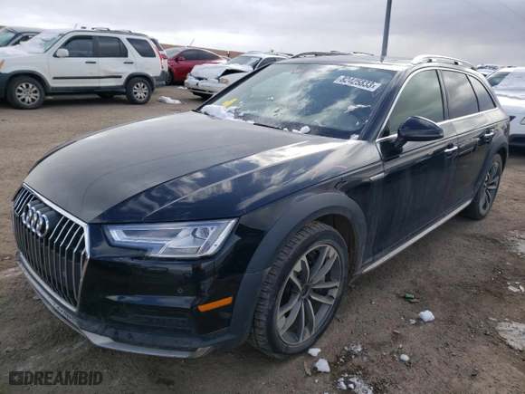 2018 Audi A4 allroad Premium Plus with VIN WA18NAF43JA188104, listed as a Copart auction lot 82425833 with 40,837 mi miles. Bid and sale history available at carsss.com. Image 1.