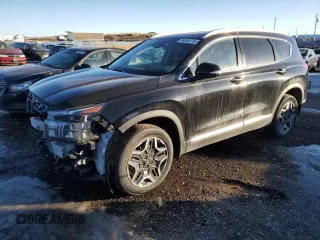 2021 Hyundai Santa Fe Hybrid Limited with VIN KM8S5DA17MU003190, listed as a Copart auction lot 88538275 with 27,285 mi miles and Salvage Title. Bid and sale history available at carsss.com. Image 1.