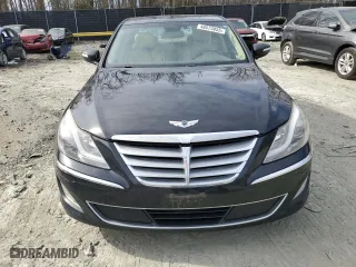 2013 Hyundai Genesis 5.0L R-Spec with VIN KMHGC4DH8DU245961, listed as a Copart auction lot 48673855 with 120,579 mi miles and Salvage Title. Bid and sale history available at carsss.com. Image 5.