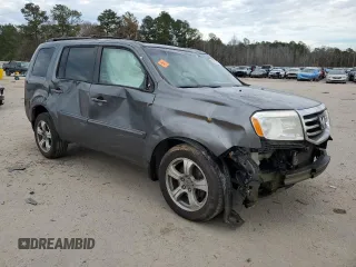2013 Honda Pilot EX-L with VIN 5FNYF4H67DB048572, listed as a Copart auction lot 42924275 with 249,750 mi miles and Salvage Title. Bid and sale history available at carsss.com. Image 4.