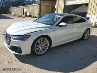 2019 Audi A7 Premium Plus with VIN WAUU2AF23KN128083, listed as a Copart auction lot 56458004 with 35,253 mi miles and Salvage Title. Bid and sale history available at carsss.com. Image 1.