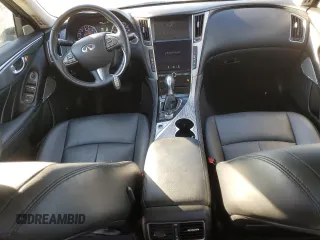 2017 Infiniti Q50 3.0t Signature Edition with VIN JN1EV7ARXHM834121, listed as a Copart auction lot 88704485 with 90,569 mi miles and Clean Title. Bid and sale history available at carsss.com. Image 8.