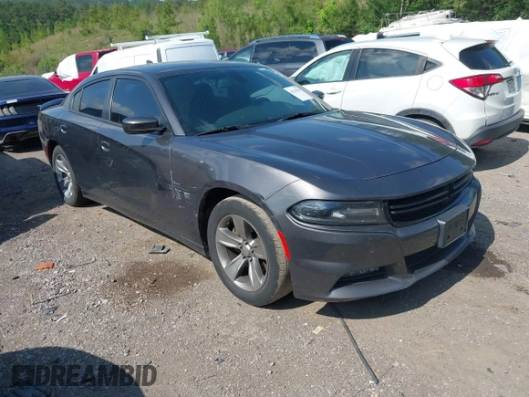 2018 Dodge Charger SXT Plus with VIN 2C3CDXHG9JH176400, listed as a IAAI auction lot 42128281 with 198,766 mi miles and . Bid and sale history available at carsss.com. Image 1.