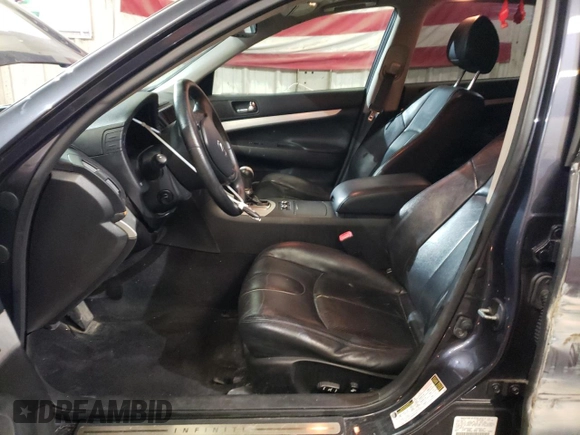 2009 Infiniti G37 Journey with VIN JNKCV61E59M302948, listed as a Copart auction lot 51514835 with 191,587 mi miles and Salvage Title. Bid and sale history available at DreamBid. Image 7.