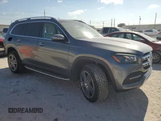 2020 Mercedes-Benz GLS 450 with VIN 4JGFF5KE7LA156089, listed as a Copart auction lot 60444304 with 39,864 mi miles and Salvage Title. Bid and sale history available at DreamBid. Image 4.