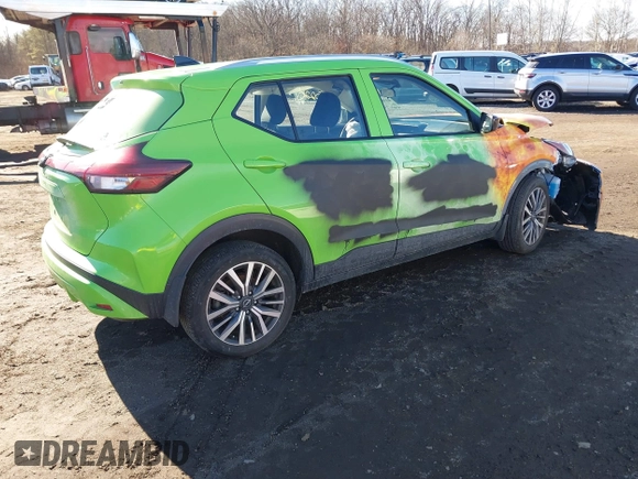 2023 Nissan Kicks SV with VIN 3N1CP5CV7PL482754, listed as a IAAI auction lot 41480220 with 29,113 mi miles. Bid and sale history available at carsss.com. Image 4.