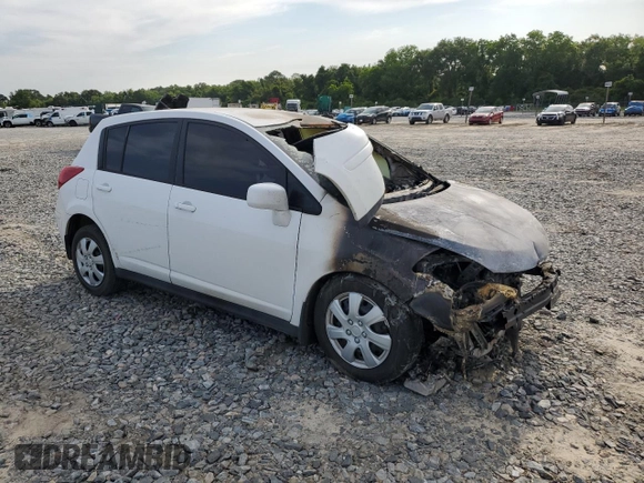 2007 Nissan Versa 1.8 S with VIN 3N1BC13E27L451797, listed as a Copart auction lot 48040635 with 0 mi miles and Non Repairable. Bid and sale history available at carsss.com. Image 4.