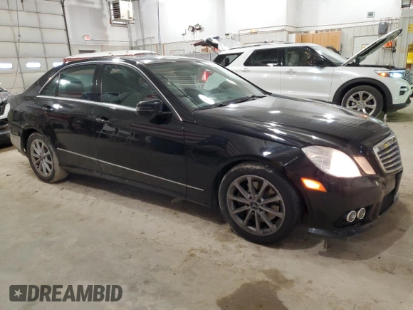 2010 Mercedes-Benz E-Class E 350 Luxury with VIN WDDHF8HB9AA169652, listed as a Copart auction lot 51998435 with 129,662 mi miles and Salvage Title. Bid and sale history available at carsss.com. Image 4.