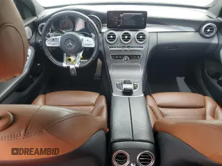 2019 Mercedes-Benz C 43 AMG with VIN 55SWF6EB9KU289078, listed as a Copart auction lot 61717885 with 64,168 mi miles and Salvage title. Bid and sale history available at DreamBid. Image 8.