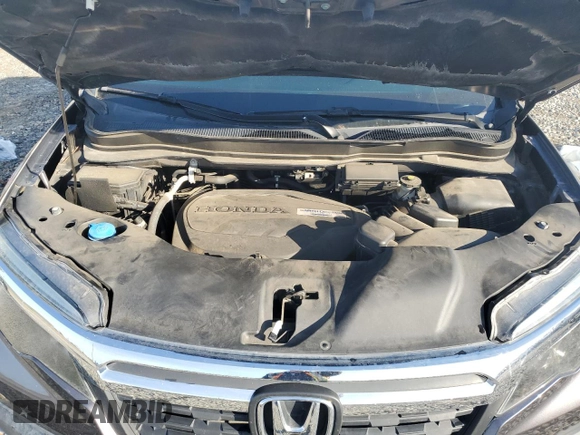 2019 Honda Ridgeline RTL-T with VIN 5FPYK3F63KB019325, listed as a Copart auction lot 43327725 with 63,124 mi miles and Salvage title. Bid and sale history available at DreamBid. Image 11.