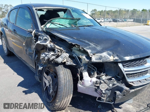 2012 Dodge Avenger SE with VIN 1C3CDZAB4CN128680, listed as a IAAI auction lot 41877366 with 258,138 mi miles. Bid and sale history available at carsss.com. Image 6.