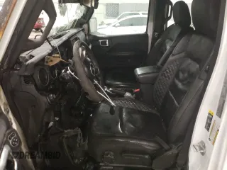 2021 Jeep Wrangler Unlimited Sahara High Altitude with VIN 1C4HJXEM0MW701659, listed as a Copart auction lot 86543654 with Not provided miles and Salvage title. Bid and sale history available at DreamBid. Image 7.