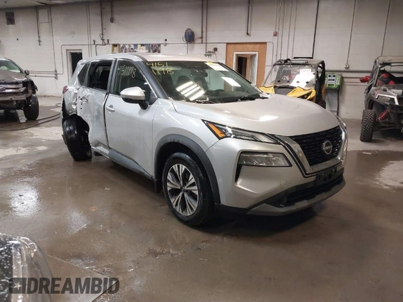 2022 Nissan Rogue SV with VIN 5N1BT3BB2NC722538, listed as a IAAI auction lot 41511198 with 64,820 mi miles and . Bid and sale history available at carsss.com. Image 1.