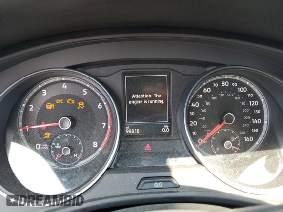 2018 Volkswagen Atlas S with VIN 1V2AP2CA1JC600864, listed as a Copart auction lot 62267595 with 99,816 mi miles and Salvage title. Bid and sale history available at DreamBid. Image 9.
