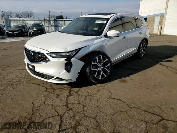 2023 Acura MDX w/Technology Package with VIN 5J8YE1H44PL021624, listed as a Copart auction lot 88245505 with 30,717 mi miles and Salvage Title. Bid and sale history available at carsss.com. Image 14.
