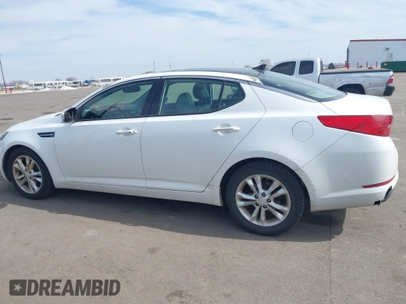 2013 Kia Optima EX with VIN 5XXGN4A7XDG111601, listed as a IAAI auction lot 41810208 with 192,767 mi miles. Bid and sale history available at carsss.com. Image 14.