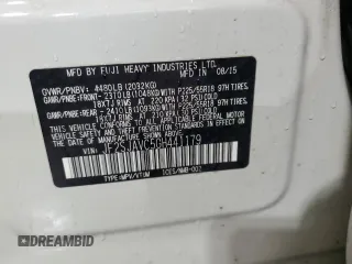 2016 Subaru Forester Touring с VIN JF2SJAVC5GH441179, выставлен на аукционе Copart как лот 53189875 с пробегом 61 695 миль миль и Списание • Salvage title. История ставок и продаж доступна на DreamBid. Изображение 14.