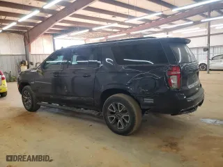 2022 Chevrolet Suburban Z71 with VIN 1GNSKDKD3NR363879, listed as a Copart auction lot 46826325 with 37,567 mi miles and Salvage Title. Bid and sale history available at carsss.com. Image 2.
