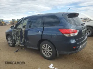 2014 Nissan Pathfinder S z VIN 5N1AR2MM1EC735798, wystawiony jako Copart lot #57267215 z przebiegiem 124 115 mil mil oraz Szkoda całkowita • Salvage title. Historia ofert i sprzedaży dostępna na DreamBid. Obrazek 2.